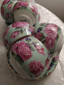 NOVÁ romantická sada porcelánových šálok (iba osobný odber) - 5