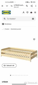 IKEA stohovatelná posteľ utaker - 5