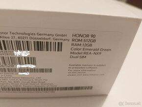 Honor 90 12+512GB 6,7" 5G Emerald Green -  smartphone • 6,7" - 5