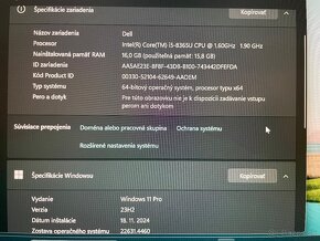 Dell Latitude 7400-i5-8365U/16gbDDR4/512gbSSD/W11pro - 5