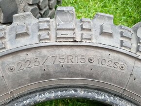 225/75 R15 off road pneu T3 - 5