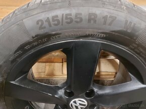 Predám elektróny VW 5x112 R17 215/55 R17 - 5