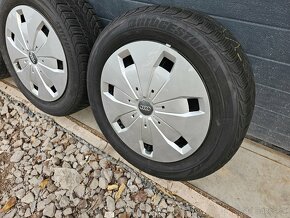 ZIMNÁ SADA AUDI 5x112+BRIDGESTONE BLIZZAK 205/55 R16 - 5