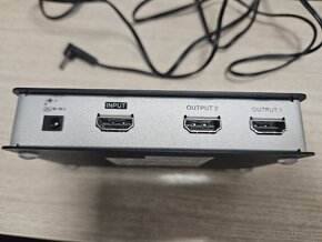 Predám Hdmi splitter 4k, 1in 2out - 5