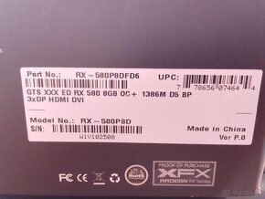 XFX Radeon RX 580 GTR XXX OC+ 8GB - 5