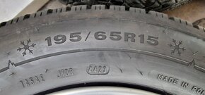 Kolesá Octavia II 5x112 R15 , 195/65 R15  NOVÉ PNEU - 5