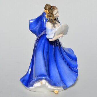 Royal Doulton - Porcelánová soška Dáma s vejárom - 5