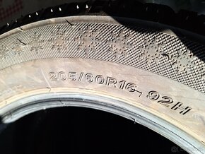 Zimne pneu 205/60 R16 Lassa Snoways 4, ako nove - 5