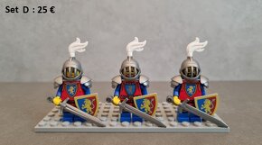 LEGO LIONS KNIGHT minifigúrky, vojsko, kone - 5