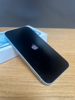 Predám iPhone 15 128GB, BLUE, TOP stav, ZARUKA SK 2R, 100% - 5