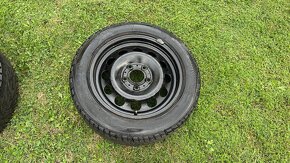 BMW Plechove Disky KFZ KBA 5x120 R16 a Zimne Pneu 195/55 - 5