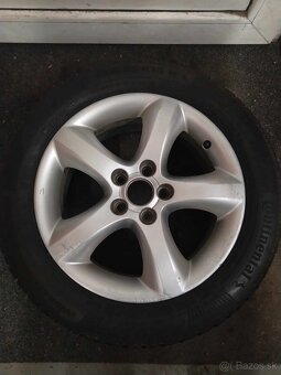 15" alu ŠKODA FABIA,ROOMSTER + letné pneu + rezerva. - 5