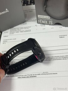 Garmin Fenix 7s Sapphire Solar - ZÁRUKA, bez odrenín - 5