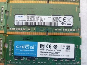 predám pamäte (ram) pre notebooky (sodimm) 8gb DDR4 - 5