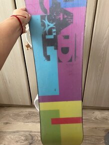 Rezervované-Detsky snowboard 120 cm - 5