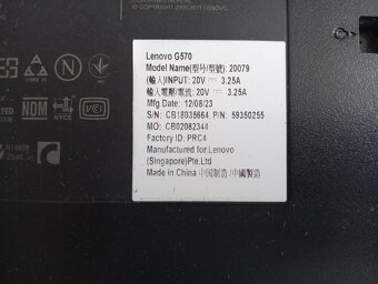 rozpredám notebook Lenovo g570 - 5