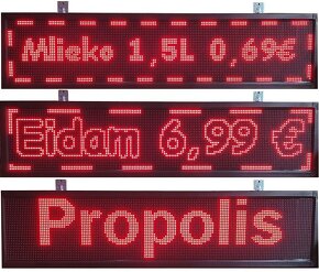 Svetelná reklama LED reklamný panel na bežiaci text - 5