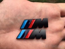 MIX BMW M ZNAKOV CIERNE STRIEBORNE SIVE - 5