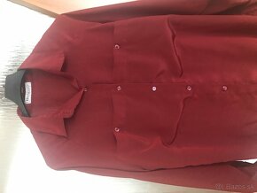 BURBERRY originál burgundy damska bluzka 40 - 5