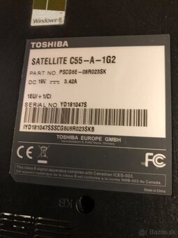 Notebook Toshiba Satellite C55 - 5