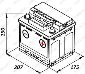 Autobatéria Varta Silver C30 54Ah 530A - 5