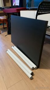 Cierny stol IKEA 100x60 Linnmon - 5