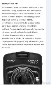 Kamera do auta Lamax drive C4 - 5