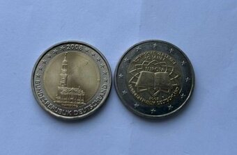 Euromince pamätné 2€ Unc Nemecko,Belgicko,Fínsko... - 5