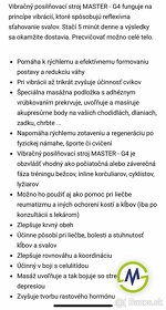 Predám vibračný posilňovací pristroj Master G4 - 5