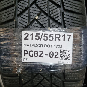 Zimné pneumatiky 215/55 R17 MATADOR DOT1723 - 5