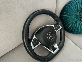 AMG zrezany volant + airbag Mercedes Gle w166 - 5