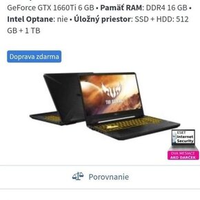 Asus TUF Gaming FX505DU-AL130T a komponenty - 5