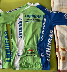 Detský cyklistický dres LIQUIGAS CANNONDALE - 5