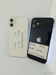 iPhone 12 MINI BLACK alebo WHITE 64 GB TOP-STAV ZÁRUKA - 5