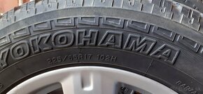 Toyota 5x114,3 r17, gumy 225/65 r17 - 5