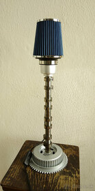 Lampa z autodielov - modrá - 5