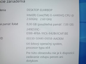 rozpredám na diely notebook Dell latitude e5470 - 5