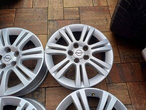 Orig.hlinikove disky Opel-Astra -6,5Jx16-ET-39-5x110 - 5