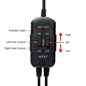 Výhrevné podložky do auta na sedadlá - 5