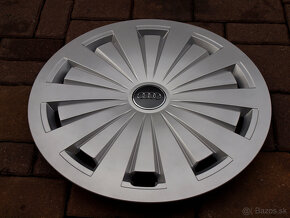 16" POKLICE = KRYTY KOL = AUDI ORIGINÁL – JAKO NOVÉ - 5