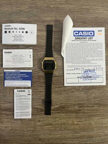 Hodinky Casio Vintage A168WEGB-1BEF Black & Gold Special Edi - 5