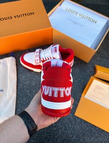 Louis Vuitton tenisky RED Komplet balenie - 5