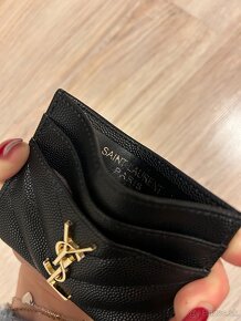 Yves Saint Laurent cardholder /peňaženka - čierny (YSL1) - 5