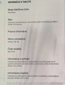 Tablet Galaxy Tab S2. Nova cena 60,-€ plati oktobri - 5