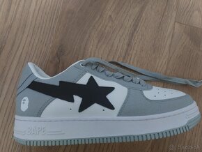 Bathing Ape Bape Sta Low Grey Black - 5