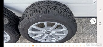 Zimné Semperit 225/60 R17, Audi A6 5x112, 7,5J, ET 36 - 5