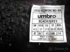 Detská zimná športová obuv UMBRO v.č. 37/5 - 5