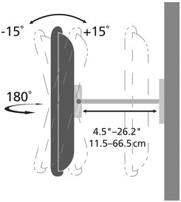 Predám držiak na TV STELL SHO 1005B do 70"", nosnosť 80 kg - 5