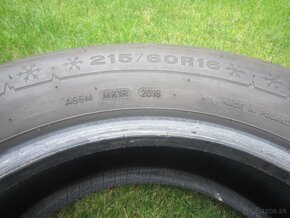 215/60R16 99H zimne pneu Dunlop Winter Sport5 dezen 4x7mm - 5