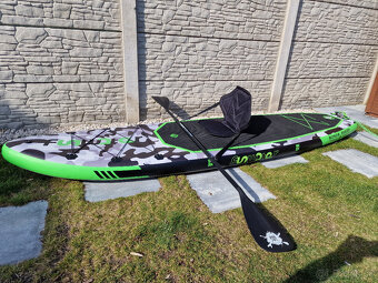 Paddleboard Funwater Green Camouflage + adaptér na kompresor - 5